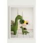 Quadro Crochetts Multicolore 33 x 43 x 2 cm Dinosauro