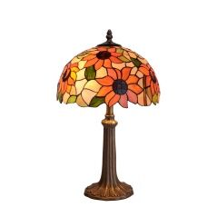 Lampada da tavolo Viro Diamond Multicolore Zinco 30 x 50 x 30 cm Fiori