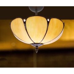 Ceiling Light Viro Virginia Beige Iron 60 W 30 x 45 x 30 cm