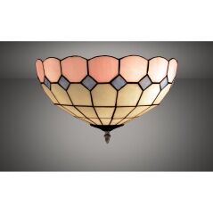 Ceiling Light Viro Pink Pink Iron 60 W 40 x 30 x 40 cm