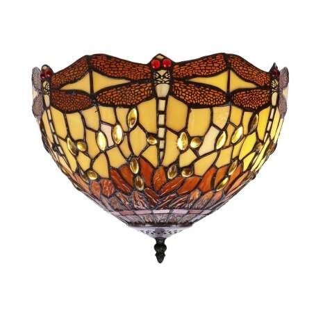 Lampadario Viro Belle Amber Ambra Ferro 60 W 30 x 25 x 30 cm