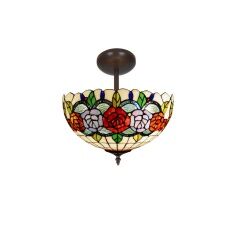 Lampadario Viro Rosy Multicolore Ferro 60 W 30 x 45 x 30 cm