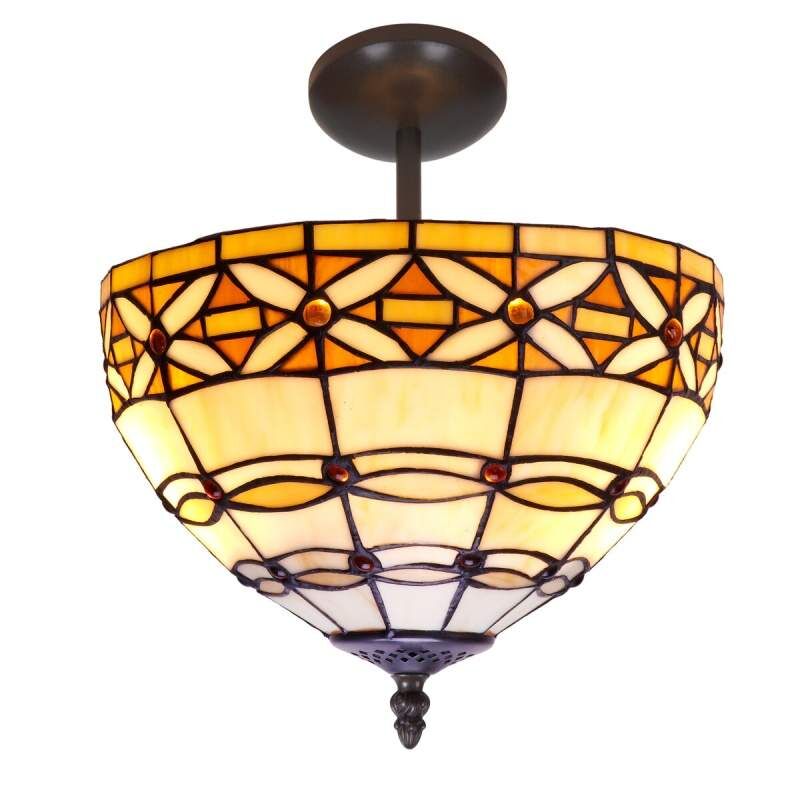 Ceiling Light Viro Marfíl Ivory Iron 60 W 30 x 45 x 30 cm