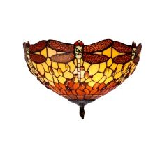 Ceiling Light Viro Belle Amber Amber Iron 60 W 40 x 25 x 40 cm