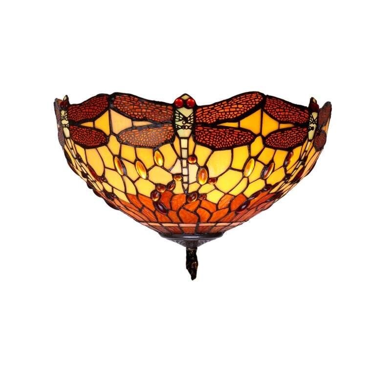 Ceiling Light Viro Belle Amber Amber Iron 60 W 40 x 25 x 40 cm