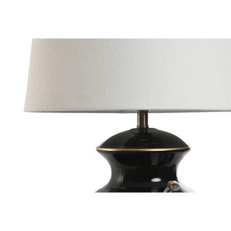 Lampada da tavolo Home ESPRIT Nero Dorato Ceramica 50 W 220 V 40 x 40 x 70 cm