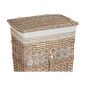 Cesto per i Panni Sporchi Home ESPRIT Beige Naturale vimini Shabby Chic 47 x 35 x 55 cm 5 Pezzi