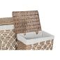 Cesto per i Panni Sporchi Home ESPRIT Bianco Naturale vimini Shabby Chic 47 x 35 x 55 cm 5 Pezzi