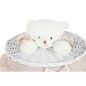 Cesto per i Panni Sporchi Home ESPRIT Bianco Beige vimini Shabby Chic 45 x 45 x 68 cm 4 Pezzi