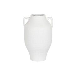 Vaso Home ESPRIT Bianco Fibra di Vetro 30 x 30 x 46 cm