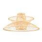 Ceiling Light DKD Home Decor 50 x 50 x 22 cm Light brown Bamboo 50 W