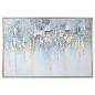 Quadro Home ESPRIT Azzurro Bianco Astratto Moderno 187 x 3,8 x 126 cm