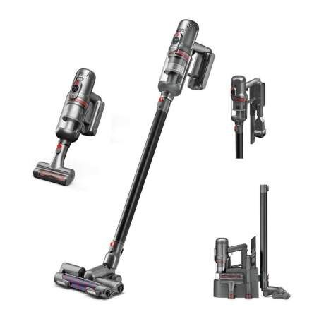 Cordless Bagless Hoover with Brush Puppyoo T12 Grey 170 W