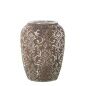 Vase Alexandra House Living Silver Ceramic Aged finish 27 x 27 x 37 cm