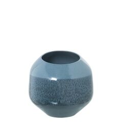 Vaso Alexandra House Living Azzurro Ceramica Tricolore 23 x 23 x 23 cm