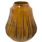 Vase Alexandra House Living Yellow Ceramic Shiny 20 x 20 x 23 cm