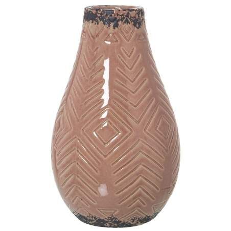 Vase Alexandra House Living Pink Ceramic 16 x 16 x 25 cm