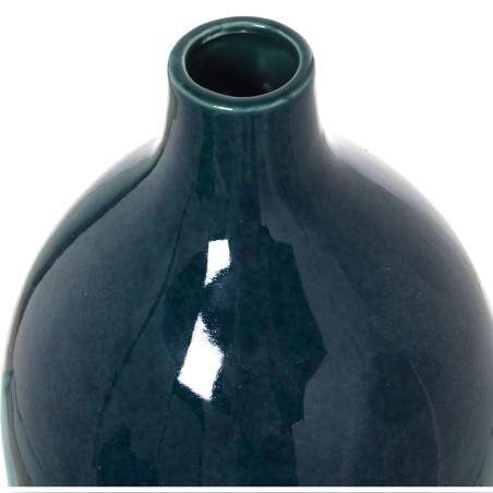 Vase Alexandra House Living Dark green Ceramic 14 x 14 x 27 cm