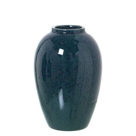 Vase Alexandra House Living Dark green Ceramic 14 x 15 x 18 cm