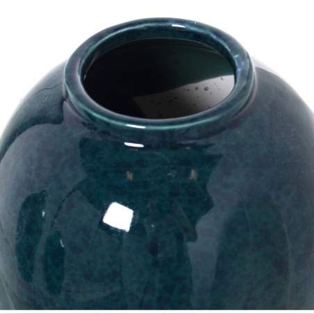 Vase Alexandra House Living Dark green Ceramic 14 x 15 x 18 cm