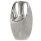 Vase Alexandra House Living Silver Ceramic 13 x 18 x 27 cm With handles