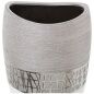 Vase Alexandra House Living Silver Ceramic 13 x 18 x 36 cm