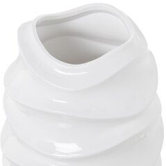 Vase Alexandra House Living White Ceramic Shiny 18 x 17 x 31 cm