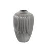 Vaso Alexandra House Living Argentato Ceramica 21 x 21 x 32 cm