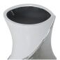 Vaso Alexandra House Living Bianco Argentato Ceramica 15 x 18 x 36 cm