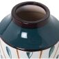 Vase Alexandra House Living White Dark blue Ceramic 15 x 15 x 31 cm