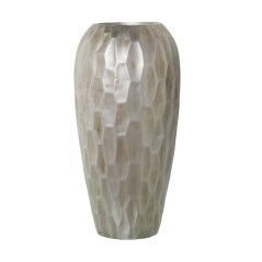 Vaso Alexandra House Living Argentato Ceramica 22 x 22 x 45 cm