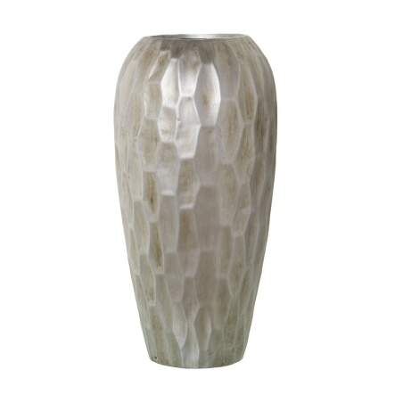 Vase Alexandra House Living Silver Ceramic 22 x 22 x 45 cm