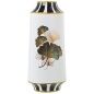 Vaso Alexandra House Living Bianco Nero Ceramica Fiori 15 x 15 x 30 cm