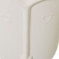 Vase Alexandra House Living Ecru Ceramic Face 16 x 16 x 27 cm