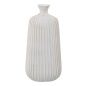 Vase Alexandra House Living White Golden Ceramic 18 x 18 x 37 cm