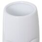 Vaso Alexandra House Living Bianco Ceramica Luminoso Faccia 16 x 15 x 47 cm