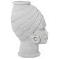 Vase Alexandra House Living White Ceramic African Woman 18 x 18 x 29 cm