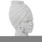 Vase Alexandra House Living White Ceramic African Woman 18 x 18 x 29 cm