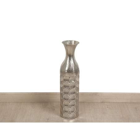 Floor vase Alexandra House Living Silver Metal 16 x 63 x 16 cm