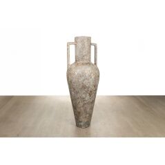 Vaso da pavimento Alexandra House Living Beige Ceramica 60 x 165 x 60 cm Con manici