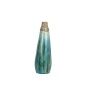 Vase Alexandra House Living Blue Brown Terracotta 13 x 40 x 13 cm