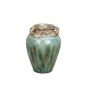 Vase Alexandra House Living Blue Brown Terracotta 20 x 25 x 20 cm