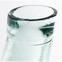 Floor vase Alexandra House Living Transparent Crystal 20 x 20 x 94 cm