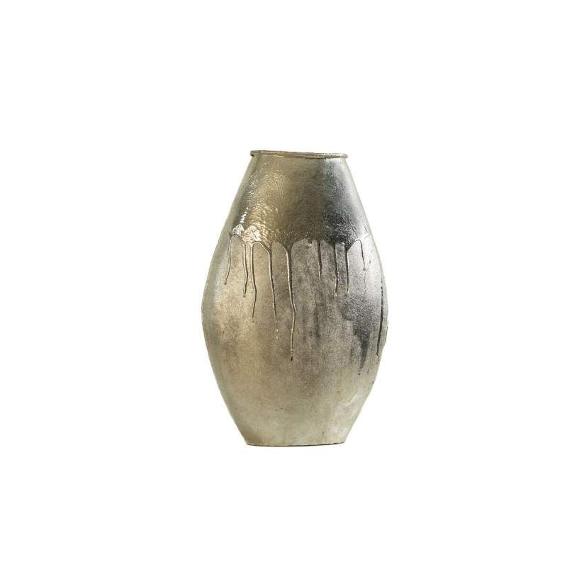 Vaso Alexandra House Living Champagne Alluminio 29 x 45 x 13 cm