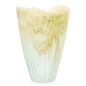 Vase Alexandra House Living Cream Crystal 21 x 30 cm 41 x 39 x 27 cm