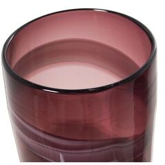 Vaso Alexandra House Living Rosso Cristallo 15 x 15 x 27 cm