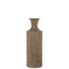 Vase Alexandra House Living Golden Metal Aged finish 16 x 16 x 52 cm