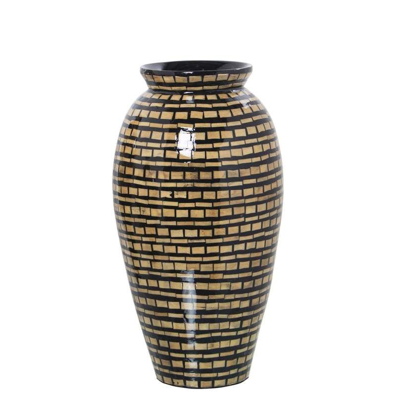 Vase Alexandra House Living Wood Bamboo 21 x 39 x 21 cm