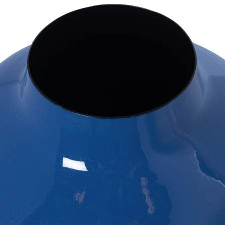 Vase Alexandra House Living Dark blue Metal 21 x 21 x 21 cm