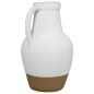 Vaso Alexandra House Living Bianco Ceramica 25 x 23 x 40 cm Con maniglia